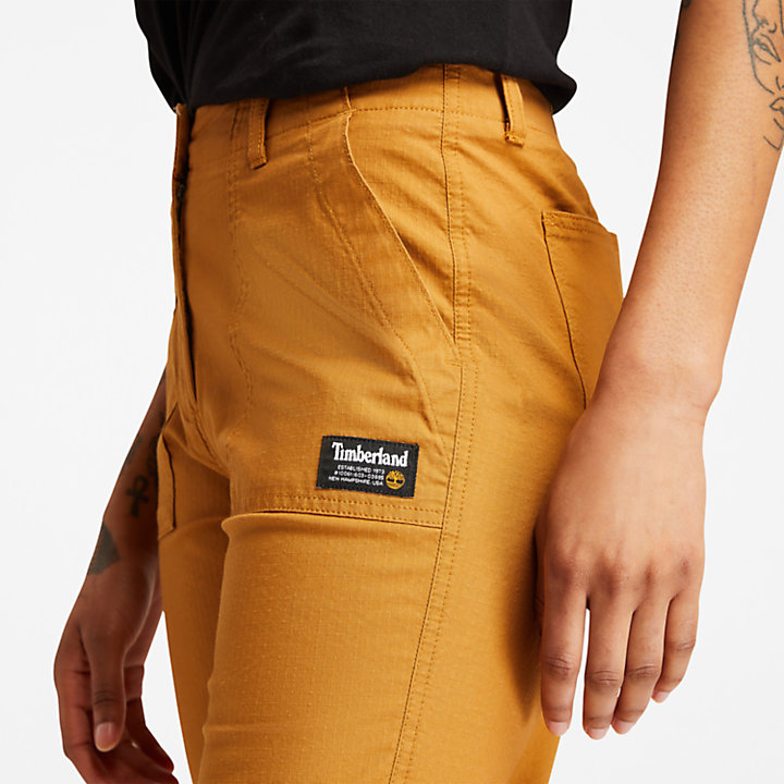 Pantaloni da Donna Progressive Utility in giallo-