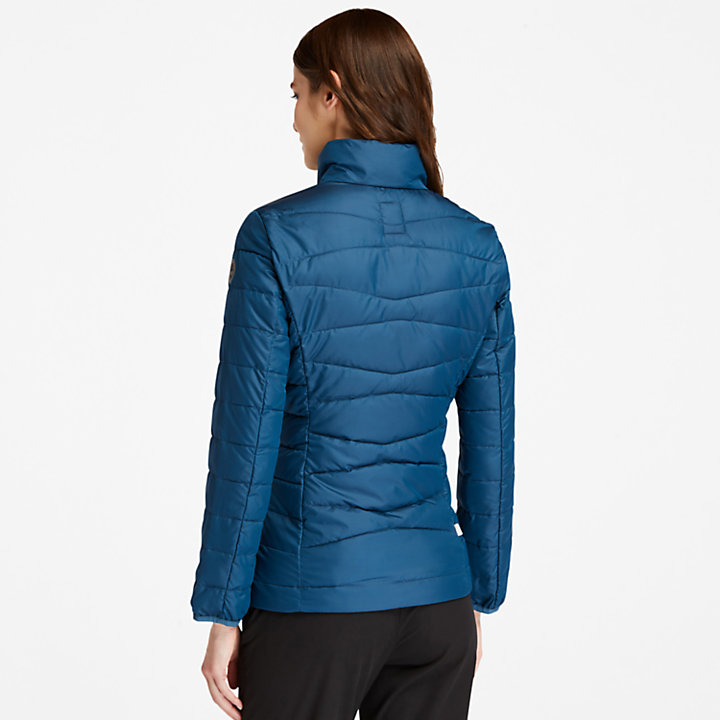 Leichte verstaubare Jacke für Damen in Blau-