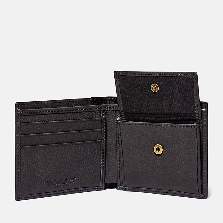 Ashfield Bifold Wallet with Coin Pocket in Dark Grey