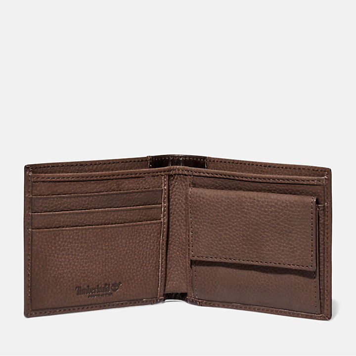 Ashfield Bifold Wallet with Coin Pocket in Brown-