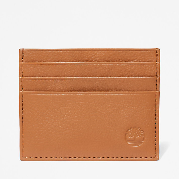 Leather Card Holder & Keyring Gift Set in Brown-
