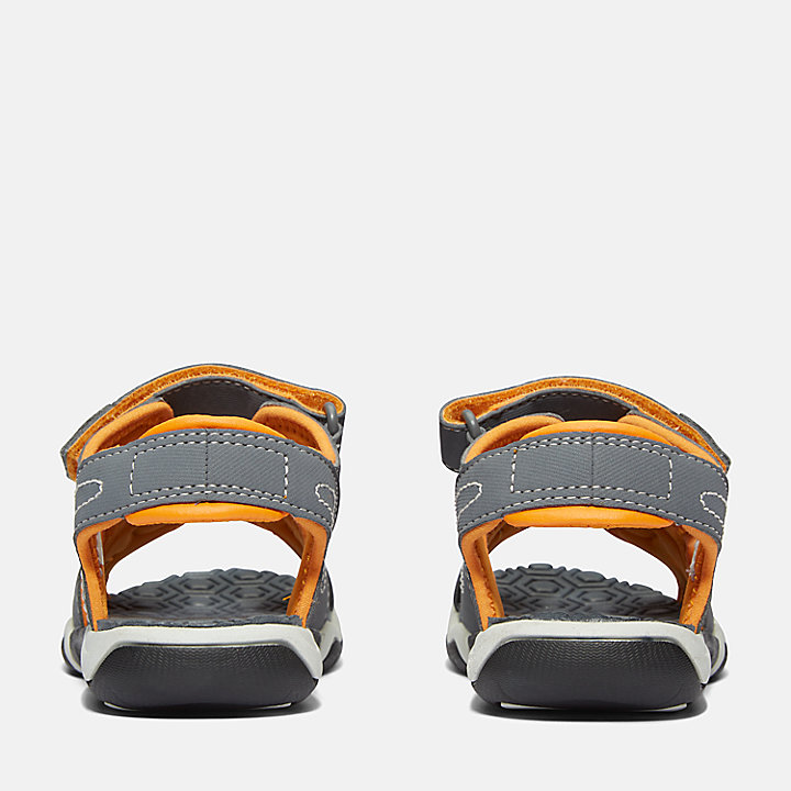 Adventure Seeker Sandale mit 2 Riemen für Kinder in Grau