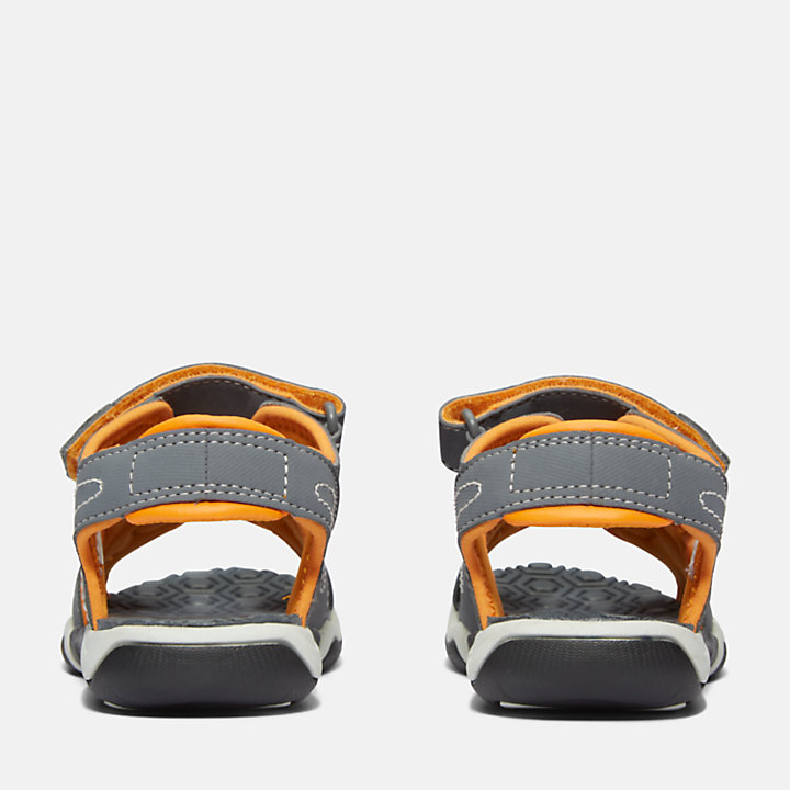 Adventure Seeker Sandale mit 2 Riemen für Kinder in Grau-