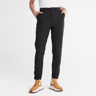 Timberland Water-resistant Cropped Trousers For Women In Black Black