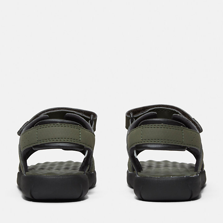 Perkins Row 2-Strap Sandal for Youth in Dark Green-