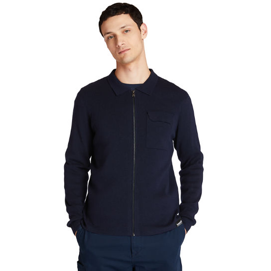 Reißverschluss-Pullover für Herren in Navyblau | Timberland