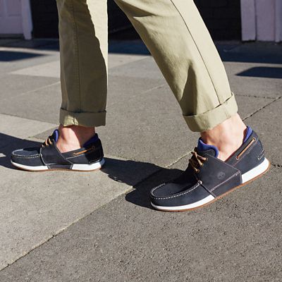Bay Boat Shoe for Men in Navy | Timberland