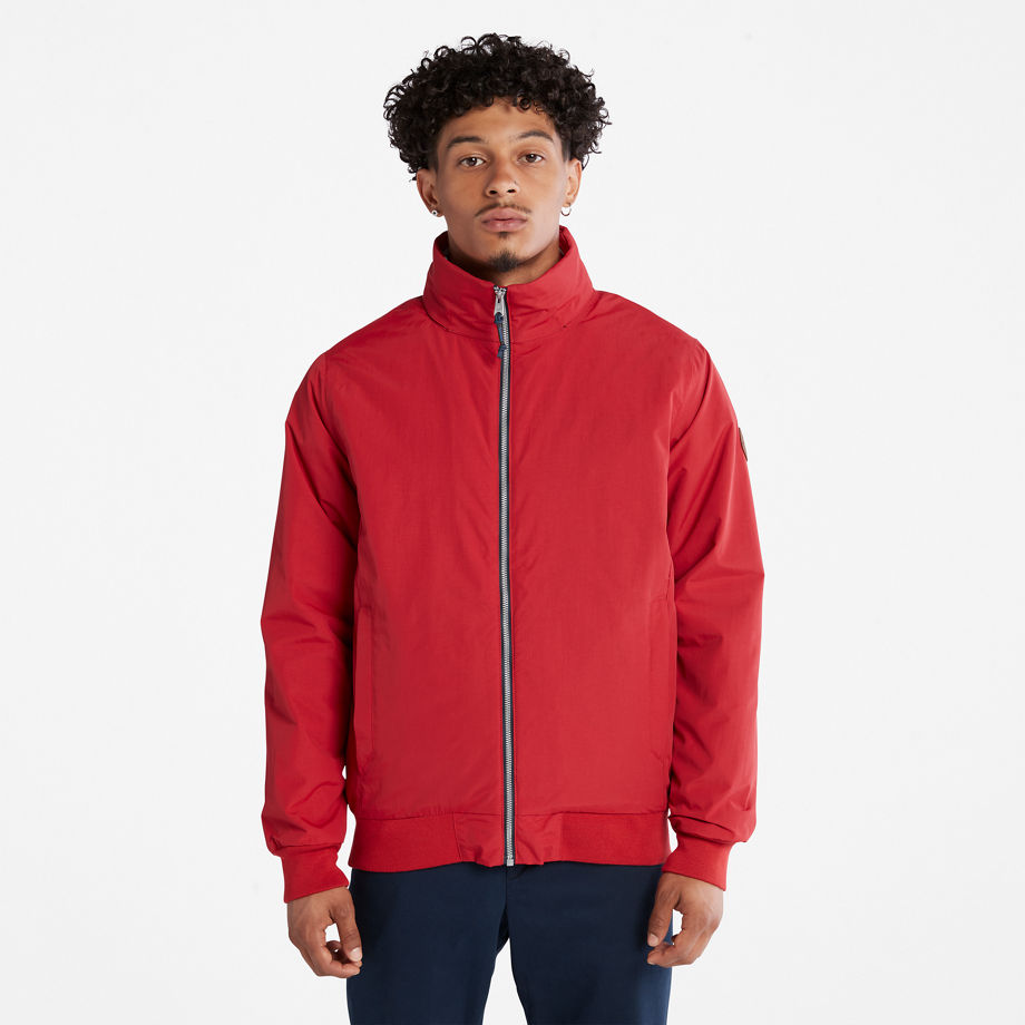 Timberland Sailor Bomber Jacket For Men In Red Red, Size M