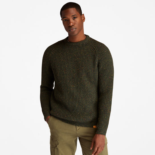 Naps Yarn Sweater For Men in Dark Green | Timberland
