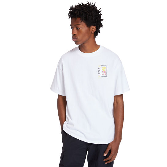 Camiseta con Estampado Gráfico del Nuevo Año Lunar para Hombre en blanco | Timberland