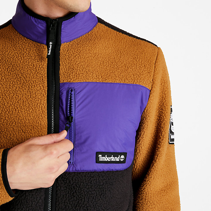 Outdoor Archive Fleece Jacket for Men in Yellow/Black-
