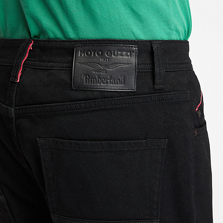 Moto Guzzi x Timberland® Jeans mit Webkanten für Herren in Schwarz