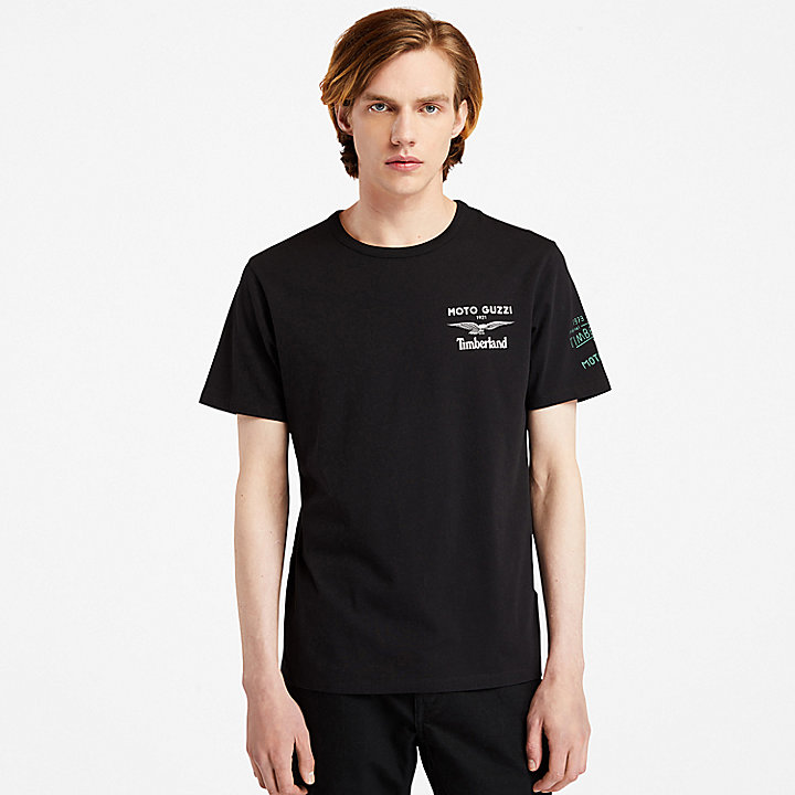 T-shirt Moto Guzzi x Timberland® para Homem em preto