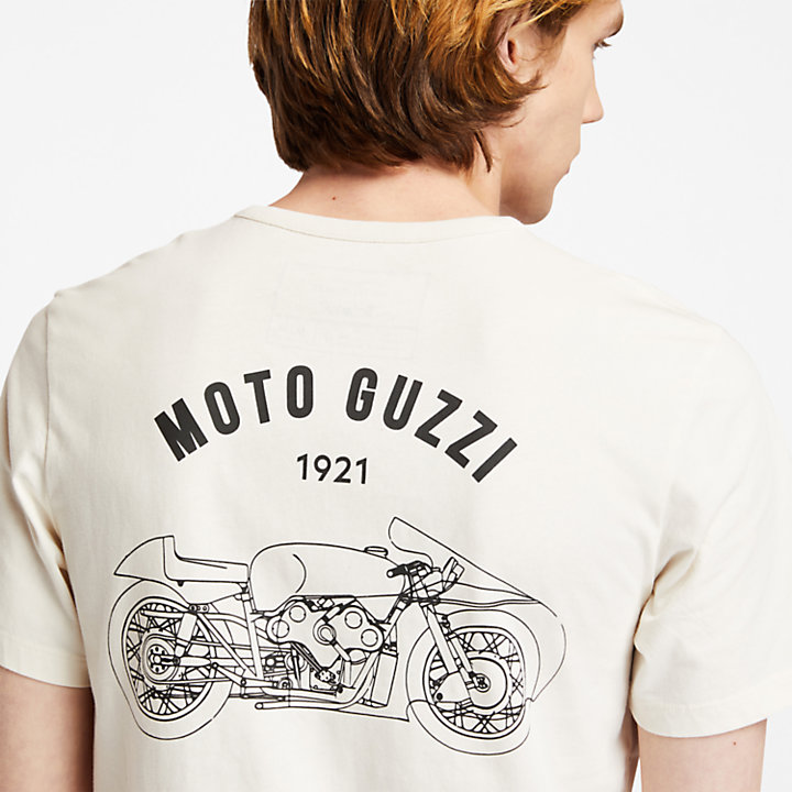 Moto Guzzi x Timberland® T-Shirt for Men in White-