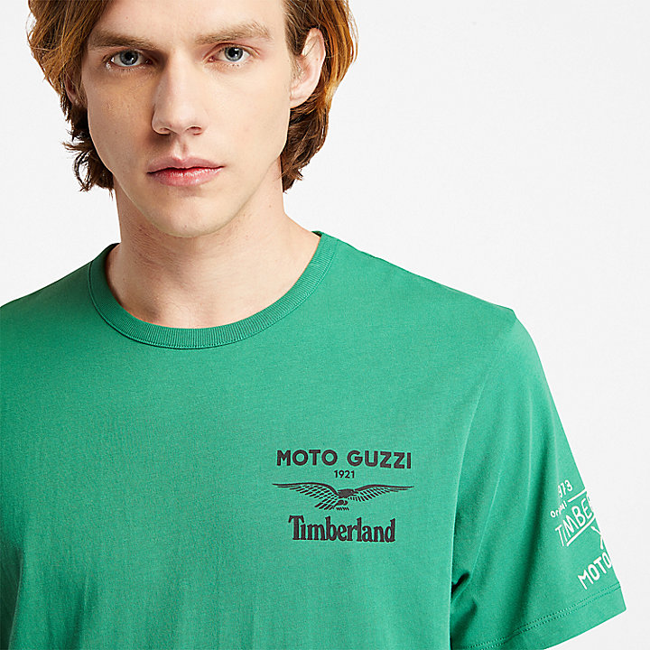 Moto Guzzi x Timberland® T-Shirt für Herren in Grün