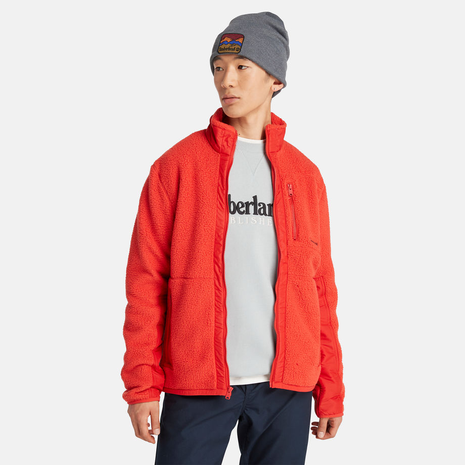 Timberland High-pile Fleece For Men In Red Red