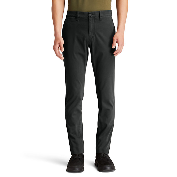Pantaloni Chino Ultrastretch da Uomo Sargent Lake in colore nero-