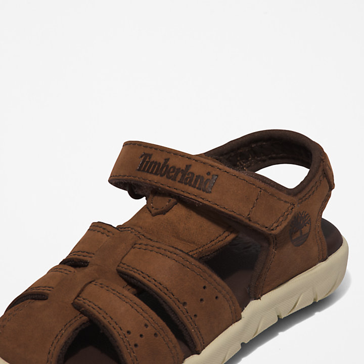 Nubble Fisherman Sandal for Youth in Brown-