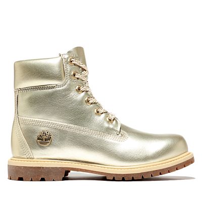 gold timberland boots