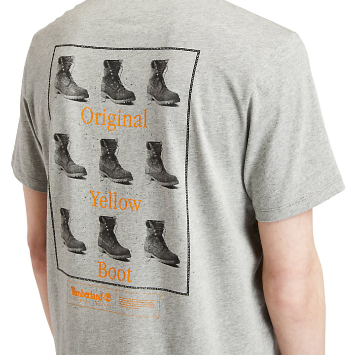 Archive Boot T-Shirt for Men in Grey-