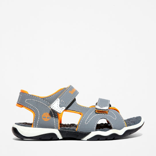 Sandale Adventure Seeker 2-Strap pour tout-petit en gris/orange | Timberland
