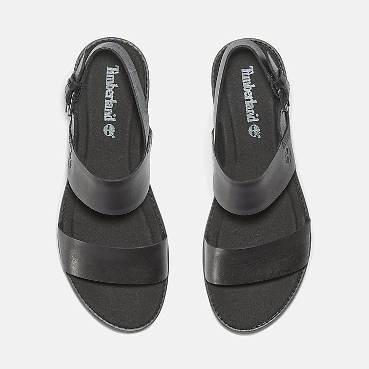 Chicago Riverside Two-Strap Sandal for Women in Black
