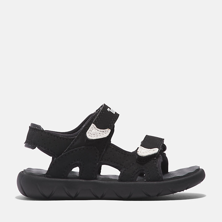 Sandalias de Doble Tira Perkins Row para Niño (de 20 a 30) en color negro-