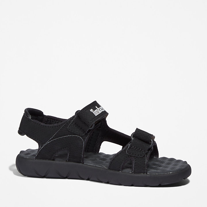 Perkins Row Double-strap Sandal for Junior in Black-