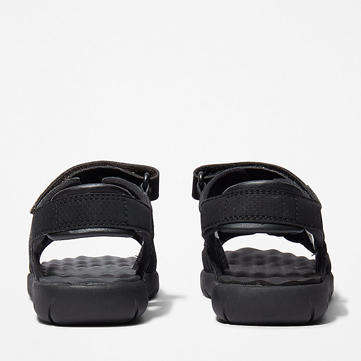 Sandalo con Doppio Cinturino Perkins Row da Bambino (dal 35,5 al 40) in colore nero