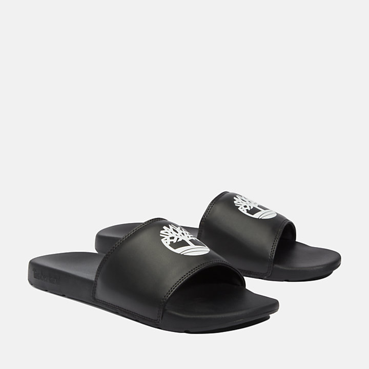 Playa Sands Slide Sandal for Men in Black-