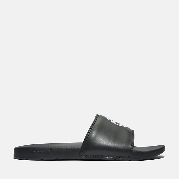 Playa Sands Slide Sandal for Men in Black-