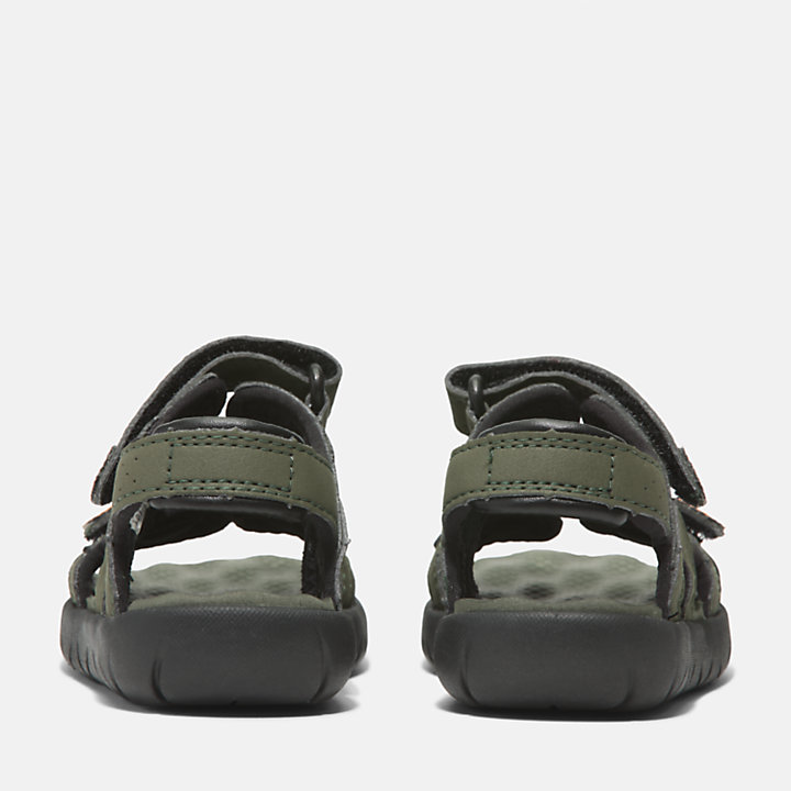 Perkins Row Strappy Sandal for Toddler in Dark Green-