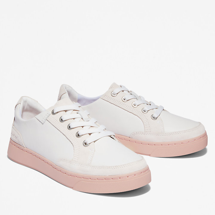 Sneaker da Donna Atlanta Green in bianco/rosa-