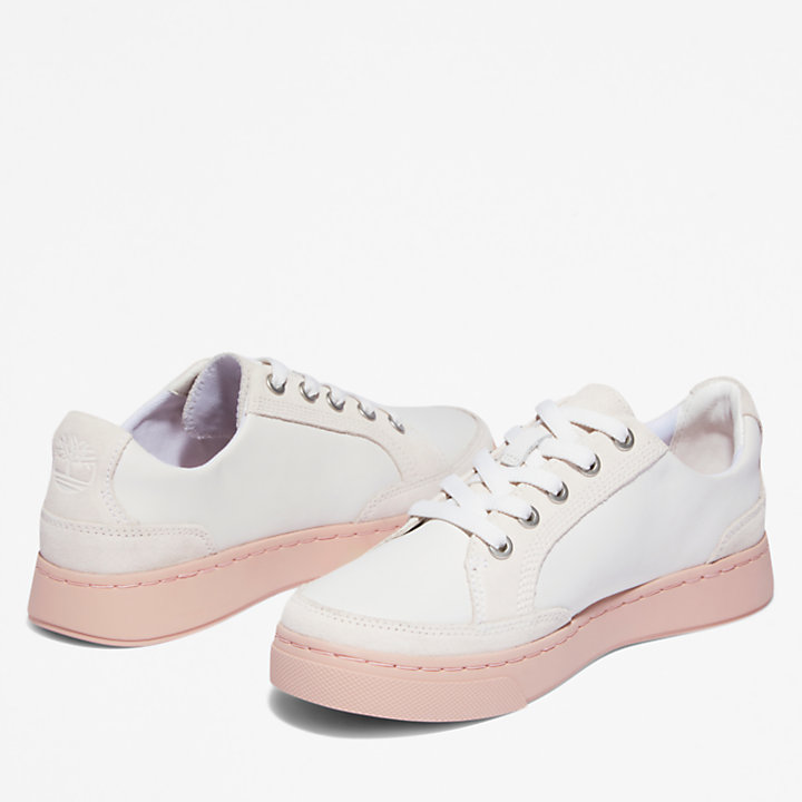 Atlanta Green sneaker voor dames wit/roze-