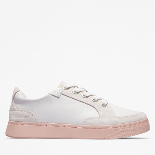 Atlanta Green Trainer for Women in White/Pink | Timberland