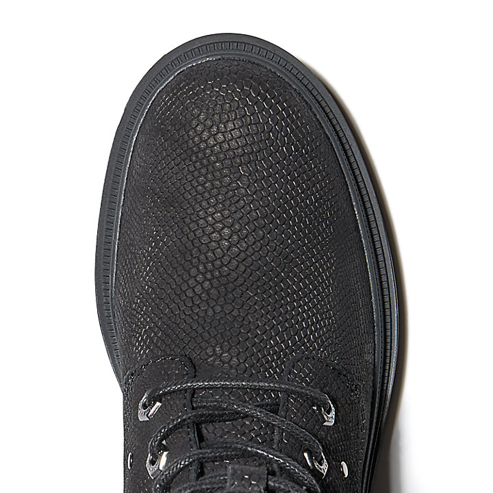 Lisbon Lane 6-Inch-Stiefel für Damen in schwarzem Echsen-Print