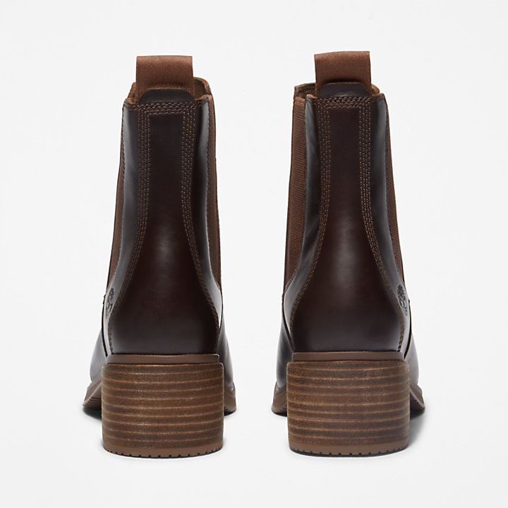 Dalston Vibe Chelsea Boot for Women in Dark Brown-