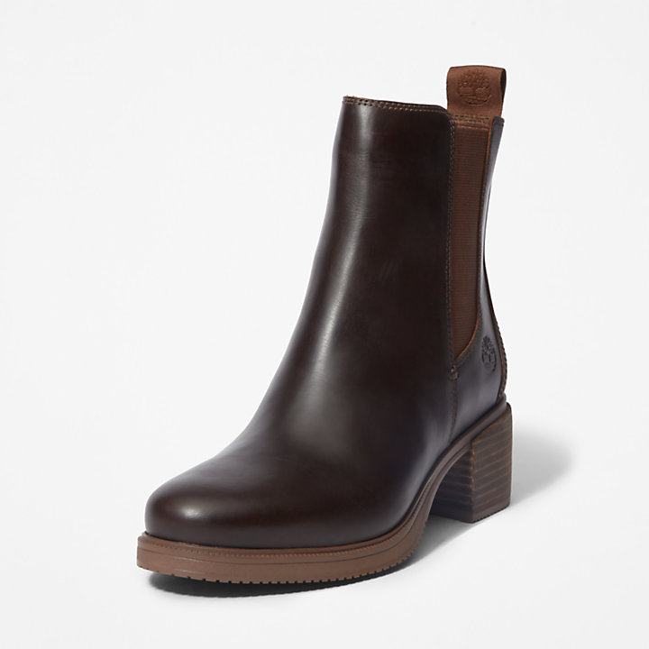 Dalston Vibe Chelsea Boot for Women in Dark Brown-