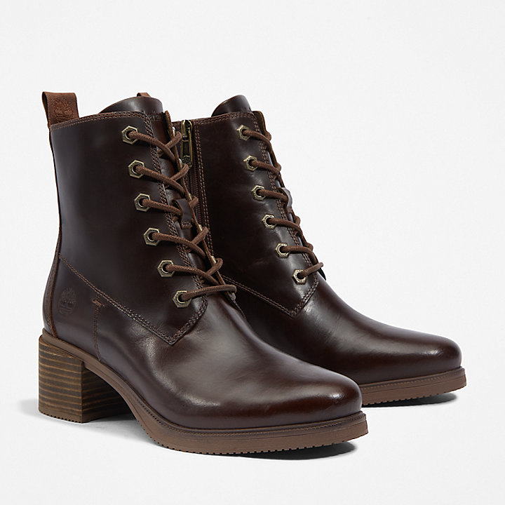 Dalston Vibe 6 Inch Boot voor dames in donkerbruin