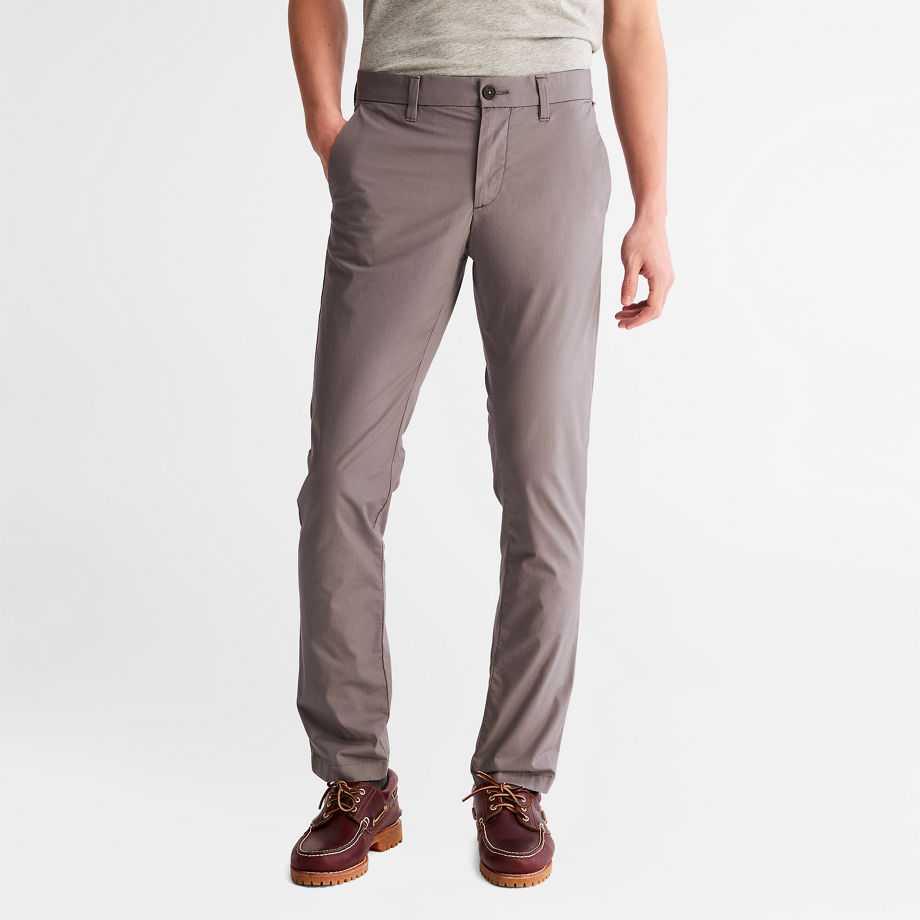 Timberland Sargent Lake Super-lightweight Stretch Chino Trousers For Men In Grey Grey, Size 30x32