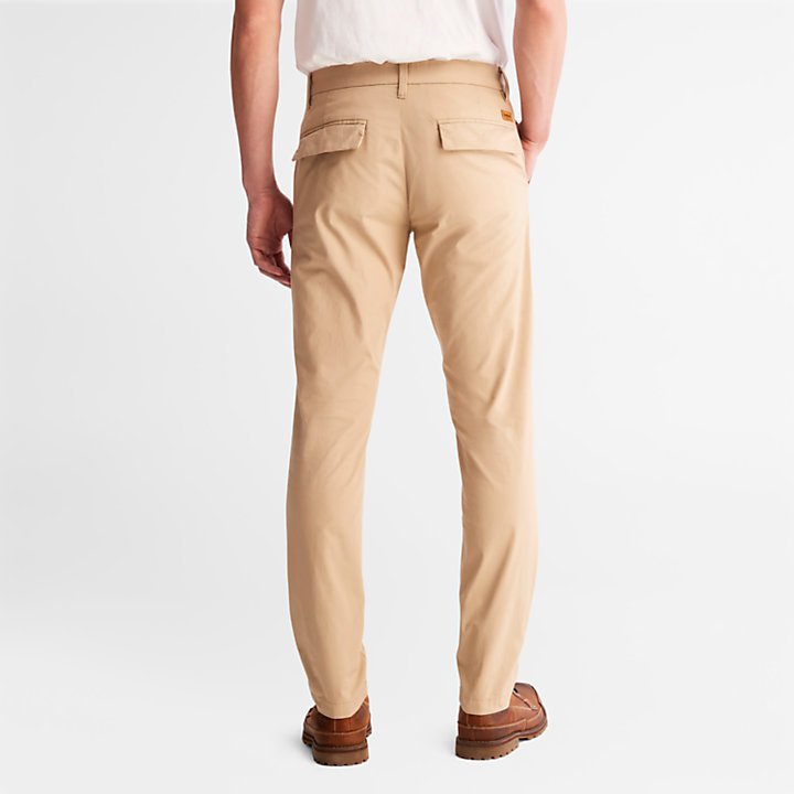 Sargent Lake Stretch Chinos for Men in Beige-