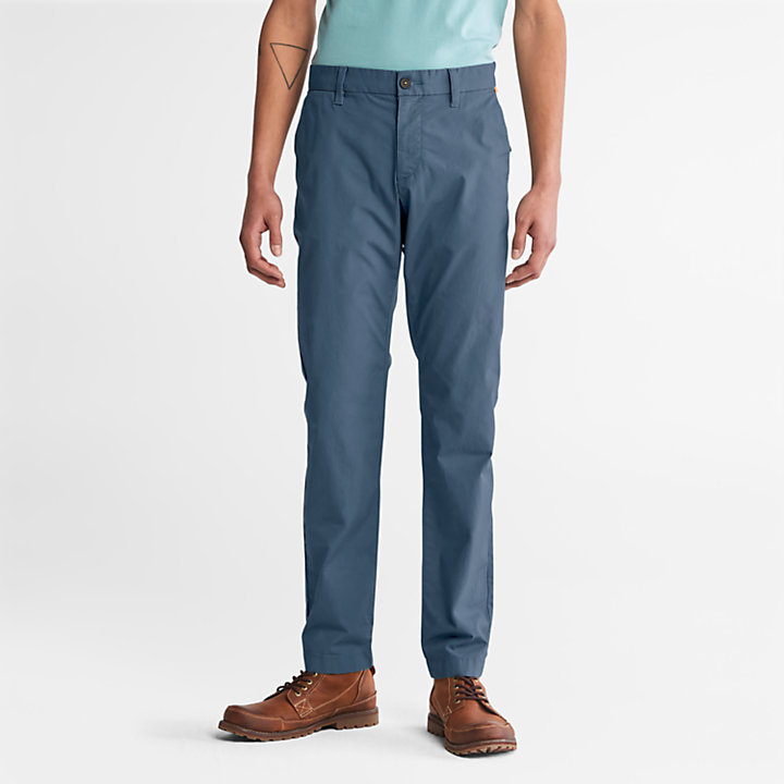 Pantaloni Chino da Uomo Elasticizzati Sargent Lake in blu-