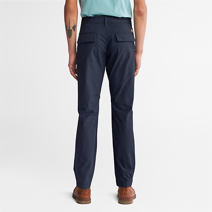 Pantaloni Chino da Uomo Elasticizzati Sargent Lake in blu marino-