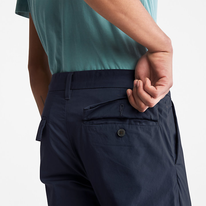 Sargent Lake Stretch Chinos for Men in Navy-