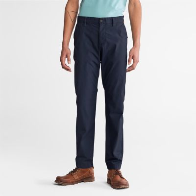 Timberland Sargent Lake Super-lightweight Stretch Chino Trousers For Men In Navy Navy