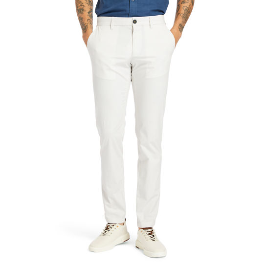 Sargent Lake Stretch Chinos for Men in White | Timberland