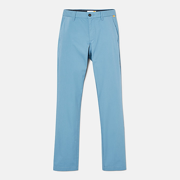 Sargent Lake Super-Lightweight Stretch Chino Trousers for Men in Blue