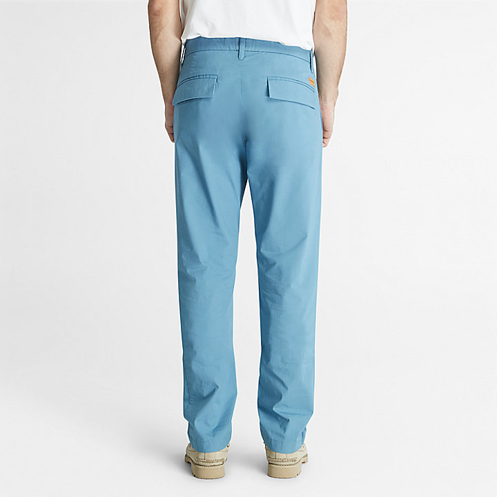 Sargent Lake Super-Lightweight Stretch Chino Trousers for Men in Blue