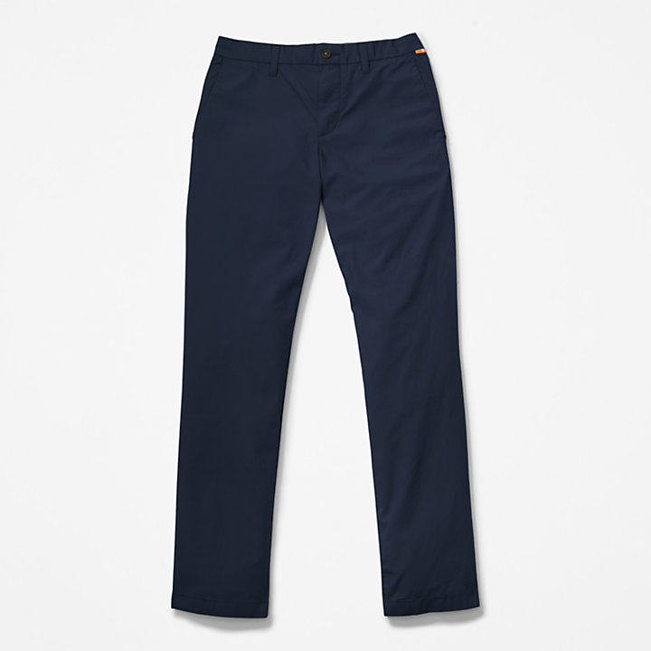 Pantalon chino stretch ultra-léger Squam Lake pour homme en bleu marine-