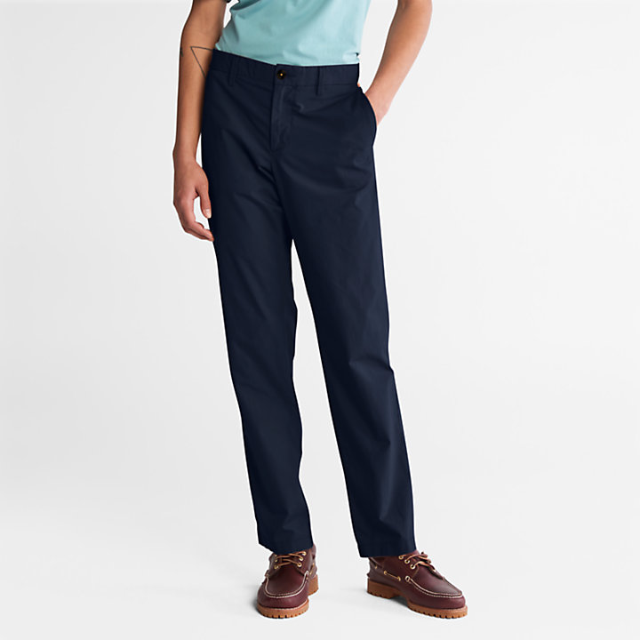 Pantalones chinos Squam Lake, elásticos y muy ligeros, para hombre en azul marino-
